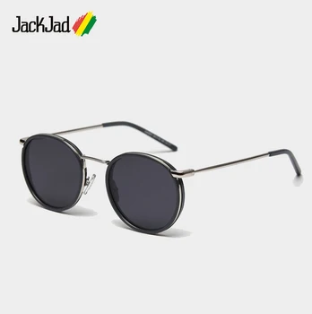 JackJad 2020 Clásico Vintage Redondo Estilo Polarizado Gafas de sol de las Mujeres de complementos de Moda de Diseño de la Marca de Gafas de Sol de Oculos De Sol S32007