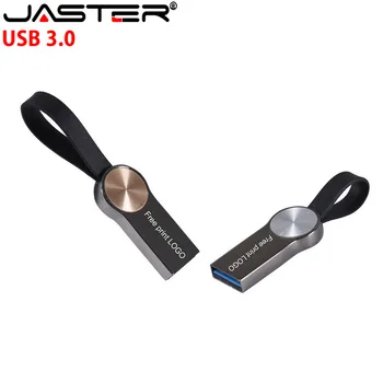 JASTER Flash USB 3.0 Unidades de la Moda de Alta Velocidad 32GB 64GB 128GB de Metal Impermeable Usb Stick Pen Drive envío Gratis el logotipo del cliente