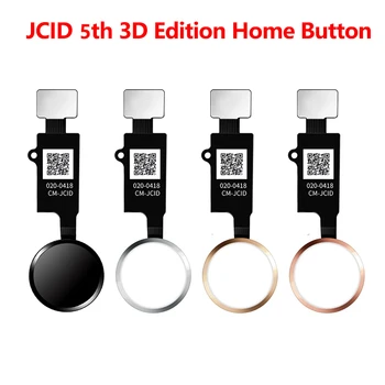 JC Botón de Inicio JCID 5ª Generación 3D Universal de huellas Dactilares Touch Flex Cable Para iPhone 7 7plus 8 8plus Botón de Regreso