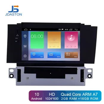 JDASTON Android 10 Reproductor de DVD del Coche Para Citroen C4 C4L DS4 Multimedia Reproductor de Vídeo de WIFI GPS de Navegación 1 Din Car Stereo Radio RDS
