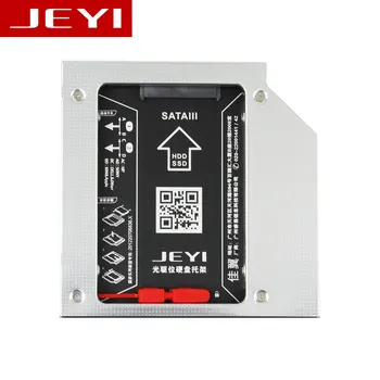 JEYI S95 Universal de 2,5' 2 9.5 mm / 7mm SSD HDD SATA HDD Caddy Adaptador de Bahía De 9,5 mm de Altura CD DVD ROM Óptica UltraBay