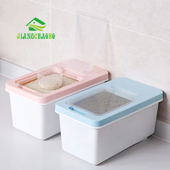 JiangChaoBo 10kg de Humedad-a prueba de Caja de Arroz de la Cocina de Harina Cubo de Insectos del Arroz Barril de Arroz de la Caja de Almacenamiento Caja de Almacenamiento de Arroz