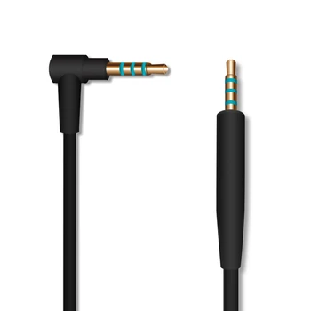 JINSERTA de Reemplazo de Cable de Audio de 2.5 mm a 3.5 mm Macho de Bose Quiet Comfort QC25 de Auriculares con Micrófono Control de Volumen para iPhone 12968