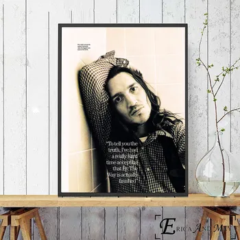 John Frusciante Figura De La Guitarra Muestran Impresiones De La Lona De La Pintura Moderna Carteles De Arte De Pared Con Fotos Para Vivir Decoración De La Habitación Sin Marco
