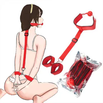 Juguetes eróticos BDSM Bondage de Sujeción de la Esclavitud Fetiche Esclavo Esposas De los Puños de Juguetes Sexuales Para la Mujer, las Parejas Juegos de Adultos del Sexo de los Productos