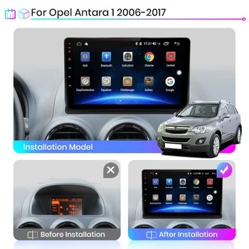 Junsun V1 Android 10.0 DSP CarPlay de Radio de Coche Multimedia Reproductor de Vídeo Auto Estéreo GPS Para Opel Antara 1 2006 - 2017 2 din dvd