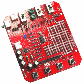 JYE Tech DSO138 Mini Osciloscopio Digital DIY Kit de componentes SMD analizador lógico de Pre-soldado de Aprendizaje Electrónico Conjunto de 1MSa/s 0-200KHz
