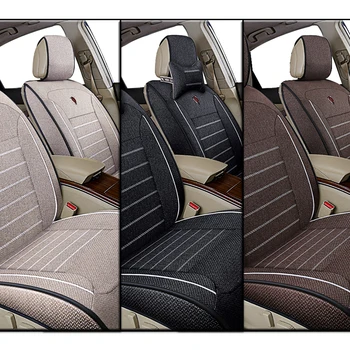 KADULEE lino asiento de coche cubierta de prado 150 120 prius 20 30 rav4 recaro renault camry 40 50 Auto accesorios coche-estilo de los asientos del coche