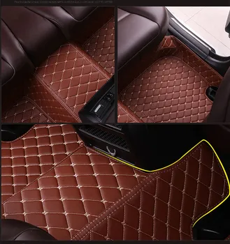 Kalaisike de encargo del LOGOTIPO del coche alfombras de piso para Alfa Romeo Giulia Stelvio auto estilo accesorios