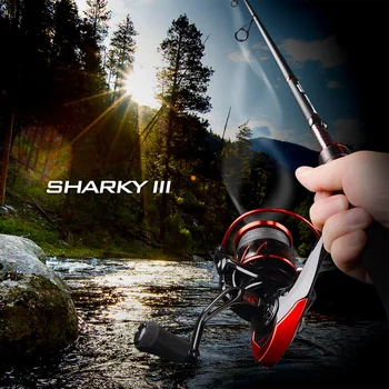 KastKing Sharky III 1000 a 5000 Series Resistente al Agua Carrete de Spinning Max Arrastre 18KG Potente Carrete de la Pesca del Lucio de Pesca de la Lubina