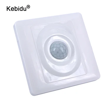Kebidu 110V 220V PIR Infrarrojo Módulo de Interruptor de INFRARROJOS de Movimiento del Cuerpo Senser Automático Encendido apagado las Luces de las Lámparas Inteligentes Retraso de Luz Interruptor de Control de