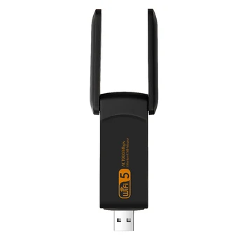 KEBIDU 1900Mbps USB 3.0 Adaptador WiFi de 2.4 GHz 5.0 GHz Externo de la Tarjeta de Red Inalámbrica de Banda Dual Wifi Receptor Adaptador de Escritorio