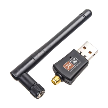 Kebidu USB WIFI Wireless Ethernet tarjeta de red USB WiFi de 5 ghz 2.4 Ghz 600 mbps Adaptador para Windows XP, Win Vista y Win 7 65877