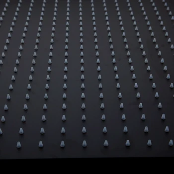 KEMAIDI 8~20 Pulgadas Negro LED de la Plaza de la Lluvia de Acero Inoxidable Cabezal de Ducha Ultrafino Elección de la Pared del cuarto de Baño & Montadas en el Techo