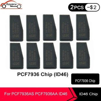 KEYECU 10 Pcs/lot pcf7936as ID46 Chip transmisor PCF7936 Desbloquear Transponder Chip ID 46 PCF 7936 CHIPS 49438