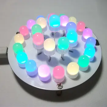 Kit de BRICOLAJE de Control Táctil LED RGB Aurora de la Torre de Luz Cubo 51 SCM Electrónica Diy Kits de