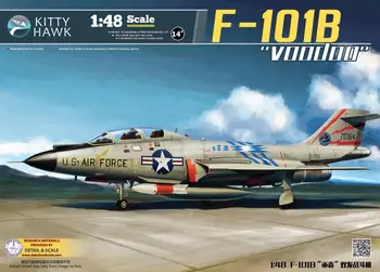 Kitty Hawk 80114 1/48 F-101B Vudú modelo de Ensamblaje
