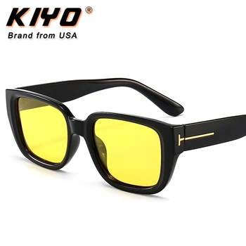 KIYO Marca 2020 las Nuevas Mujeres de los Hombres Gafas de sol de la Plaza de PC Vintage Gafas de Sol de Alta Calidad UV400 de Conducción Gafas de 3875