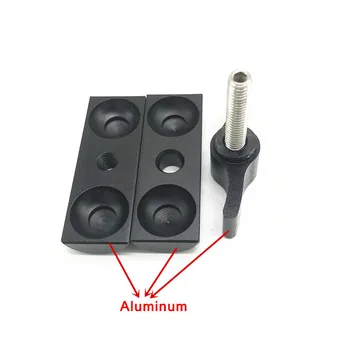 La Aleación de aluminio de 5 cm de Doble Socket Brazo de 17mm de montaje de la Bola de la Motocicleta Titular del Teléfono de la Fotografía