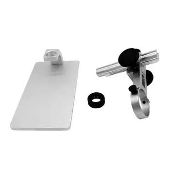 La Aleación de aluminio Microscopio Stand Portátil Arriba y Abajo Ajustable de Enfoque Manual Digital USB Microscopio Electrónico Titular