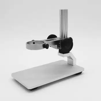 La Aleación de aluminio Microscopio Stand Portátil Arriba y Abajo Ajustable de Enfoque Manual Digital USB Microscopio Electrónico Titular