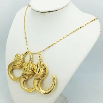 La alta calidad italiana en color oro de la joyería para las mujeres Africanas de la perla de la joyería de moda de la joyería del collar de los pendientes de la joyería de la pulsera