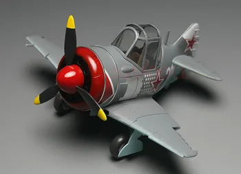 La Construcción de modelos de Kits de Ensamblaje de aviones de Combate Lindo Avión Soviético de LA-7 Modelo de Caza Modelo de BRICOLAJE 107