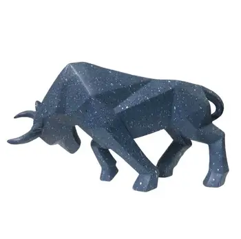 La escultura del Toro de la Estatua de Resina nórdicos de la decoración de la decoración del hogar toros Estatuas Resumen estatuilla de la Decoración del Hogar Moderno accesorios