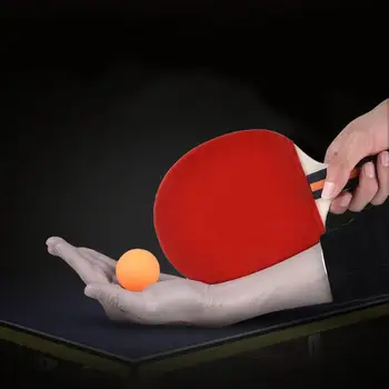 La formación de Ping-pong Bat Doble latidos de la Enseñanza, Dos mesas de Ping-pong Raquetas para Montar Tres Pelotas de Tenis de Mesa