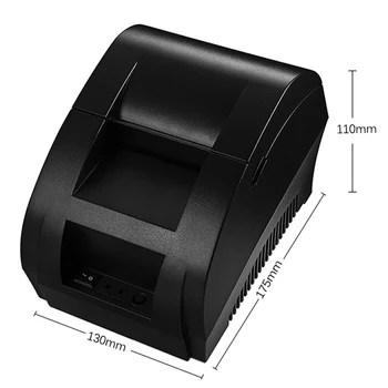 La Impresora térmica de recibos de 58mm POS Impresora Bluetooth USB Para el Teléfono Móvil Android iOS Windows Para el Supermercado y la Tienda