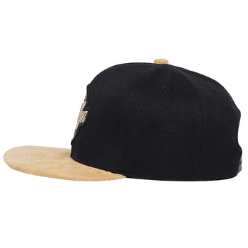 La marca de BROOKLYN TAPA negra ajustable de hip hop del snapback sombrero para hombres, mujeres adultas headwear al aire libre casual sol gorra de béisbol