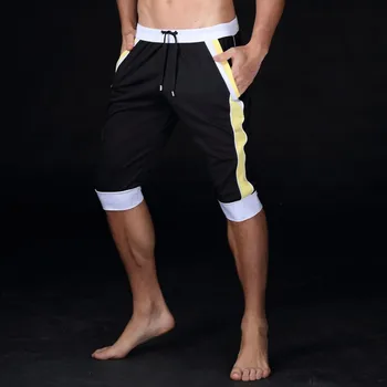 La moda 2021 de Verano al aire libre del deporte en ejecución de Cordón Delgado de Estiramiento de las Bermudas, trajes de baño de Playa para Hombre de secado Rápido de la Junta de Capri Pantalones de los Hombres