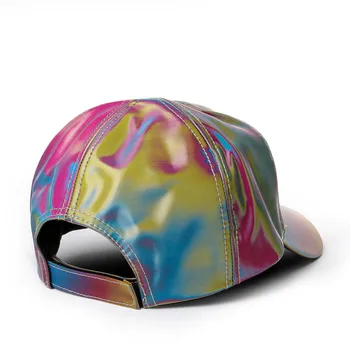 La moda de Marty McFly Licencia para el arco iris cambia de Color Sombrero de la Gorra de Regreso al Futuro Props big bang G-Dragon Gorra de Béisbol Sombrero de Papá