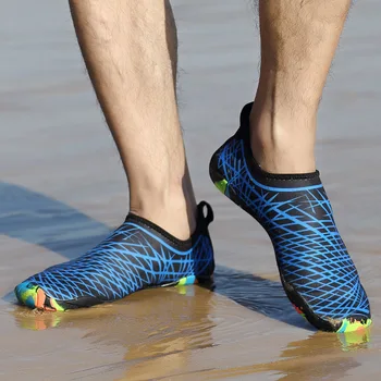 La natación Zapatos de Buceo al aire libre Zapatos de Playa de la Pareja, aguas Arriba de los Zapatos de la Aptitud de la Piel Tocar Snorkel Antideslizante Zapatos de Vadeo
