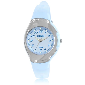 La precisión de la Marca de Relojes de los Deportes Electrónicos de Cuarzo relojes de Pulsera Impermeable 100M de Natación Buceo Mujer Chica Estudiante Reloj WH
