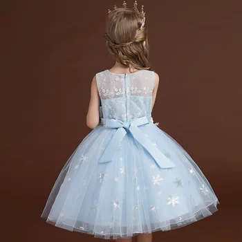 La princesa de la Fiesta de Cumpleaños de Lentejuelas Estrellas de Niños Vestidos Para Niñas sin Mangas Niños ClothingTutu Niñas ropa Casual, Vestidos de 3 a 10 años
