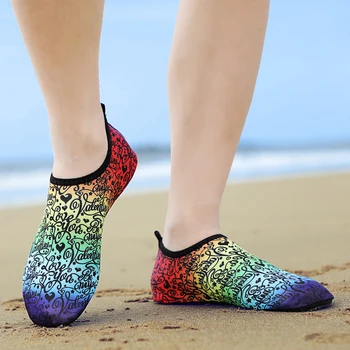 Las Mujeres Zapatos De Playa De Los Hombres De Natación Aqua Zapatos De Luz Plana Suave De Yoga Zapatos De Surf Zapatillas De Secado Rápido Calcetín Descalzo Agua Zapatillas De Deporte De Nuevo