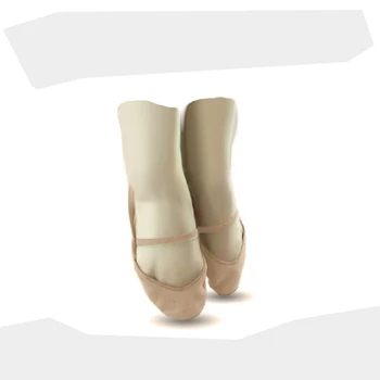 Las niñas las niñas de Gimnasia Rítmica Zapatos de Dedo del pie Suave de la PU de la Mitad de Calcetines Tejidos de Arte Salón de baile Accesorios Elástica de Danza Pies de Protección de Zapato