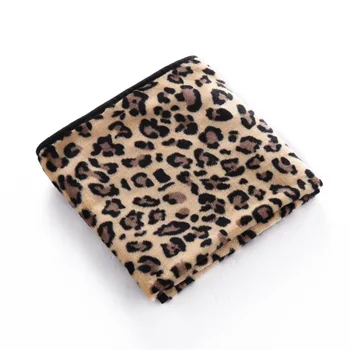 Lavable Leopardo de Color Esponjoso de Franela Manta de Lana para los Gatos Perro Caroset Estera de Dormir de Accesorios para Mascotas