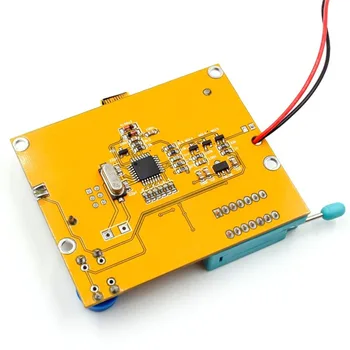 LCR-T4 LCD Digital de Transistor Tester Medidor de luz de fondo Diodo Triodo Capacitancia Medidor de ESR Para MOSFET/JFET/PNP/NPN L/C/R 1