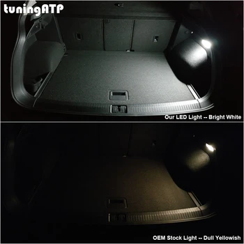 LED Compartimiento de Equipaje Tronco de Arranque Luces para Carrito de VW Eos, Golf Jetta Passat CC Scirocco Sharan Tiguan Passat Touareg T5