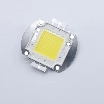 LED de Bolas Diodo 50W 100W 45*45mil Epistar de Cristal Grande DC30-34V Super Brillante COB Chip de Calidad Superior Para el Reflector de la Lámpara del Proyector 13761