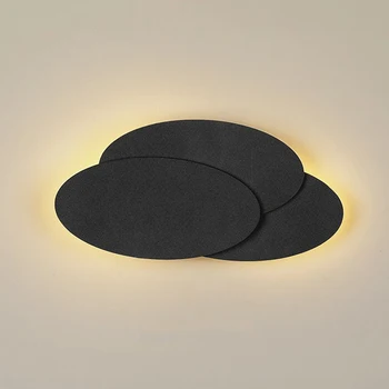 LED luz de pared de la personalidad dormitorio lámpara de la mesita Nórdico moderno minimalista creativo de la escalera del pasillo de la pared de la sala de la lámpara