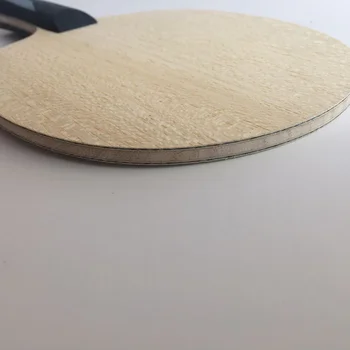 Lemuria de 5 capas de madera con 2 capas Arylate de carbono raqueta de tenis de mesa FL manejar SAN mango de ALC de tenis de mesa de hoja de ping pong funs