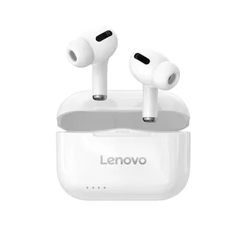 Lenovo LP1S TWS Bluetooth Auricular Inalámbrico de Deportes Auriculares Estéreo de alta fidelidad Con Micrófono para Android IOS Huawei teléfonos inteligentes de LP1 S