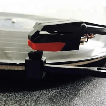 LEORY 10ml de discos de Vinilo Lápiz Fluido de Limpieza de la Aguja con el Limpiador de Cepillo de Fibra LP disco Fonográfico Giradiscos de Limpieza