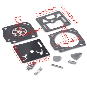 LETAOSK Nuevo Carburador Carburador Reconstruir Kit de Reparación de Ajuste para Stihl 034 044 036 MS340 MS360 Motosierra