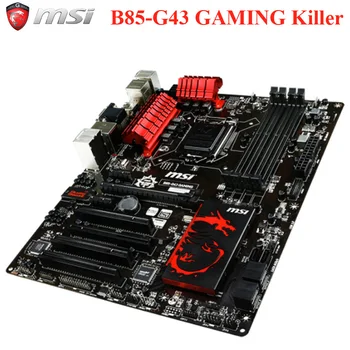 LGA 1150 DDR3 MSI B85-G43 GAMING original de Escritorio de la Placa madre Intel B85 PCI-E 3.0 USB3.0 32 GB de la Copa i7 i5 i3 DDR3 Utiliza la Placa base