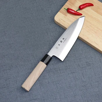 Liang Da Nueva de Acero Inoxidable de Sashimi Sashayed Salmón Sushi Cuchillo de Filete de Cuchillos de Cocina de Pescado Rebanar Cuchillo de Cocina de envío gratis