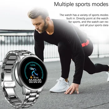 LIGE 2020 la Nueva Smart Reloj de los Hombres del Deporte Multifunción Heart Rate monitor de Presión Arterial Impermeable Smartwatch Información Recordatorio